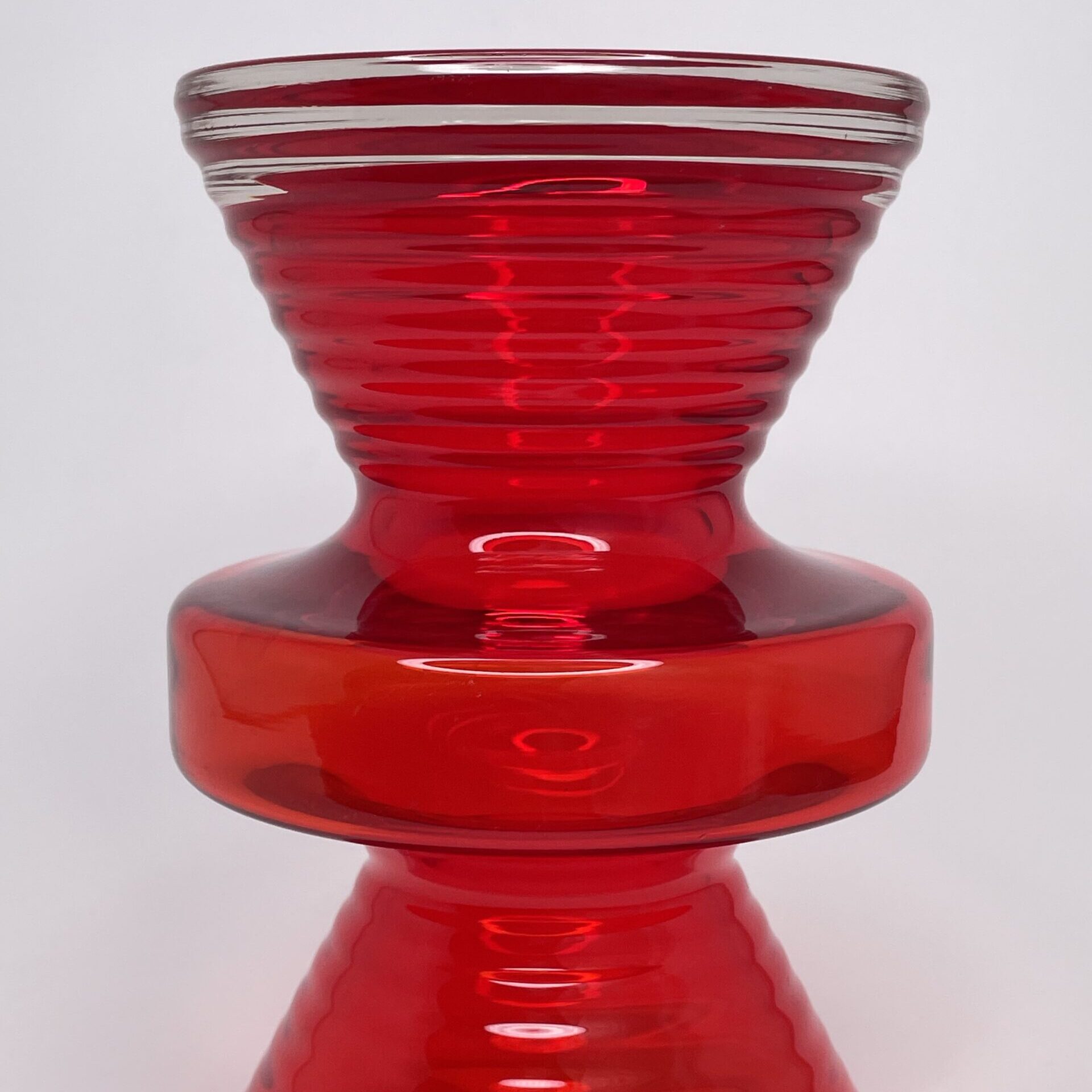 Nanny Still | Riihimäen Lasi | Tiimalasi - art glass vase 1444 - Image 8