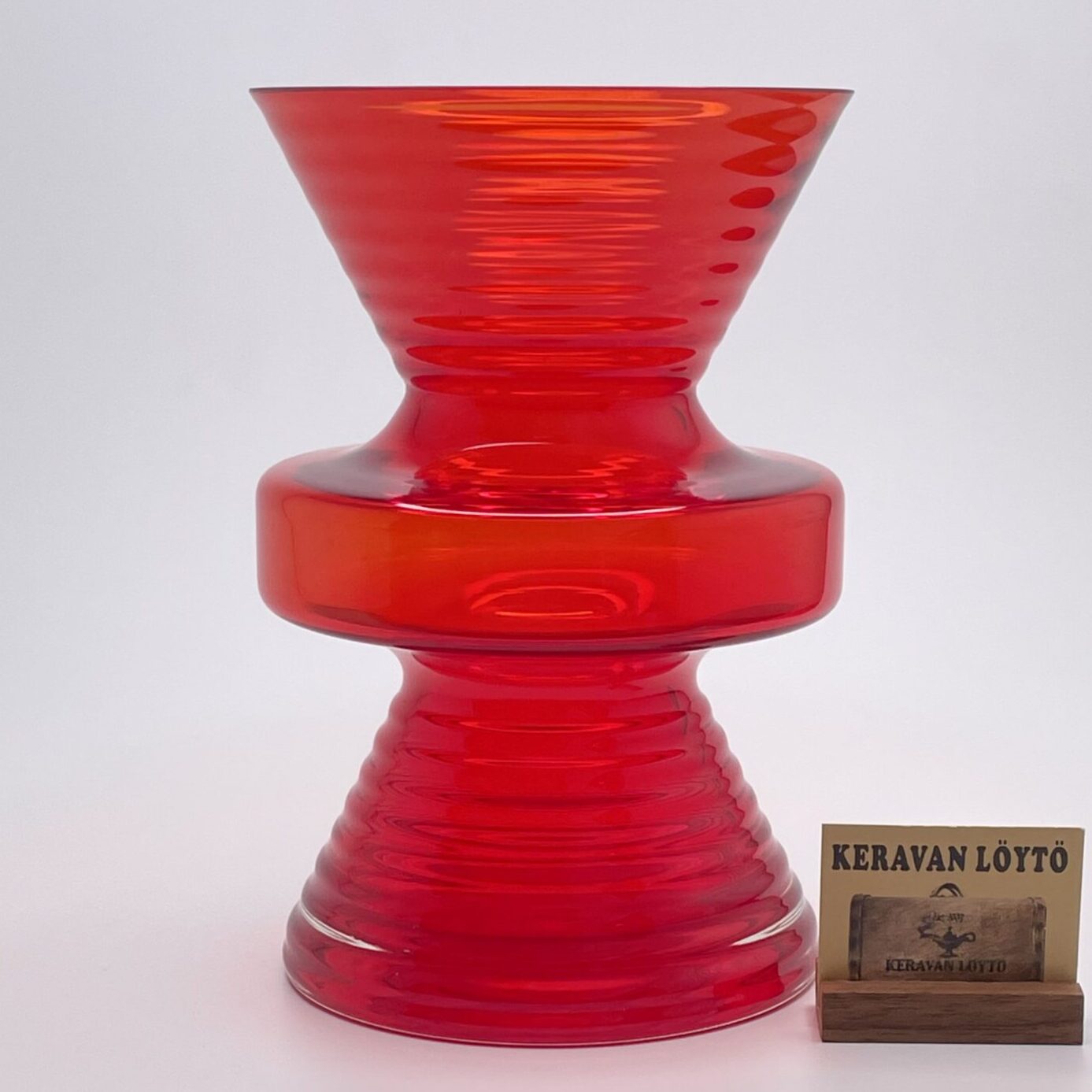 Nanny Still | Riihimäen Lasi | Tiimalasi - art glass vase 1444