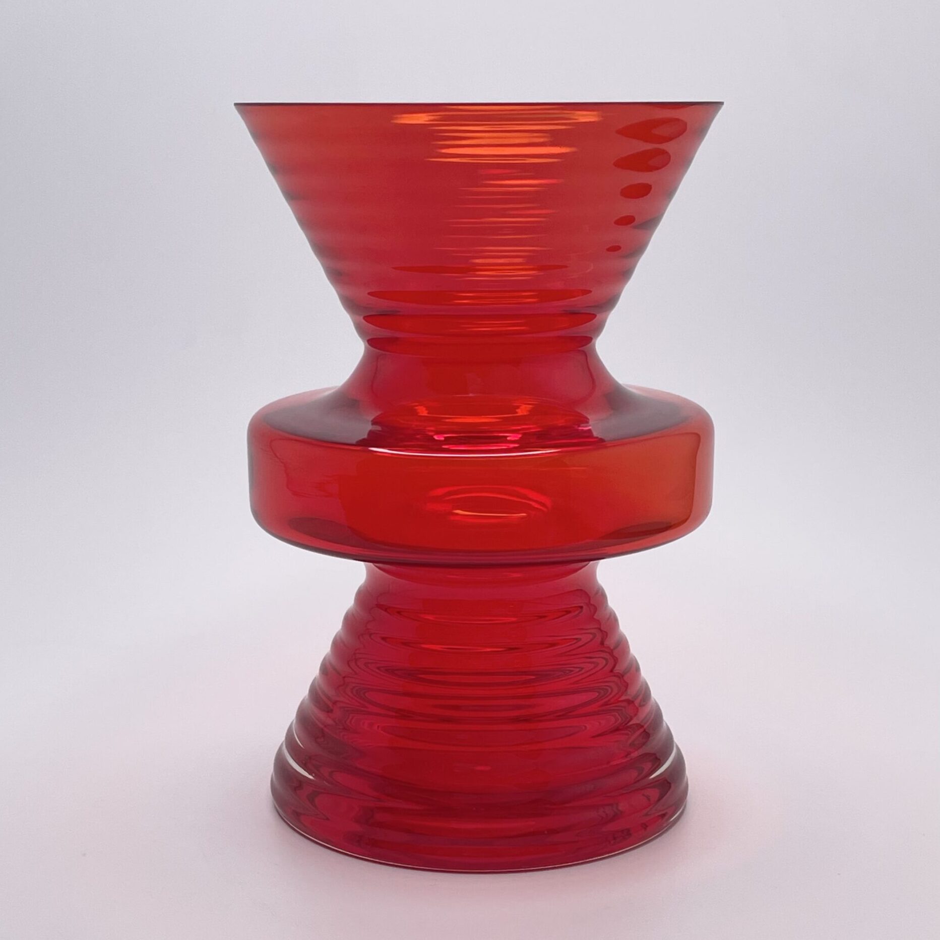 Nanny Still | Riihimäen Lasi | Tiimalasi - art glass vase 1444 - Image 3