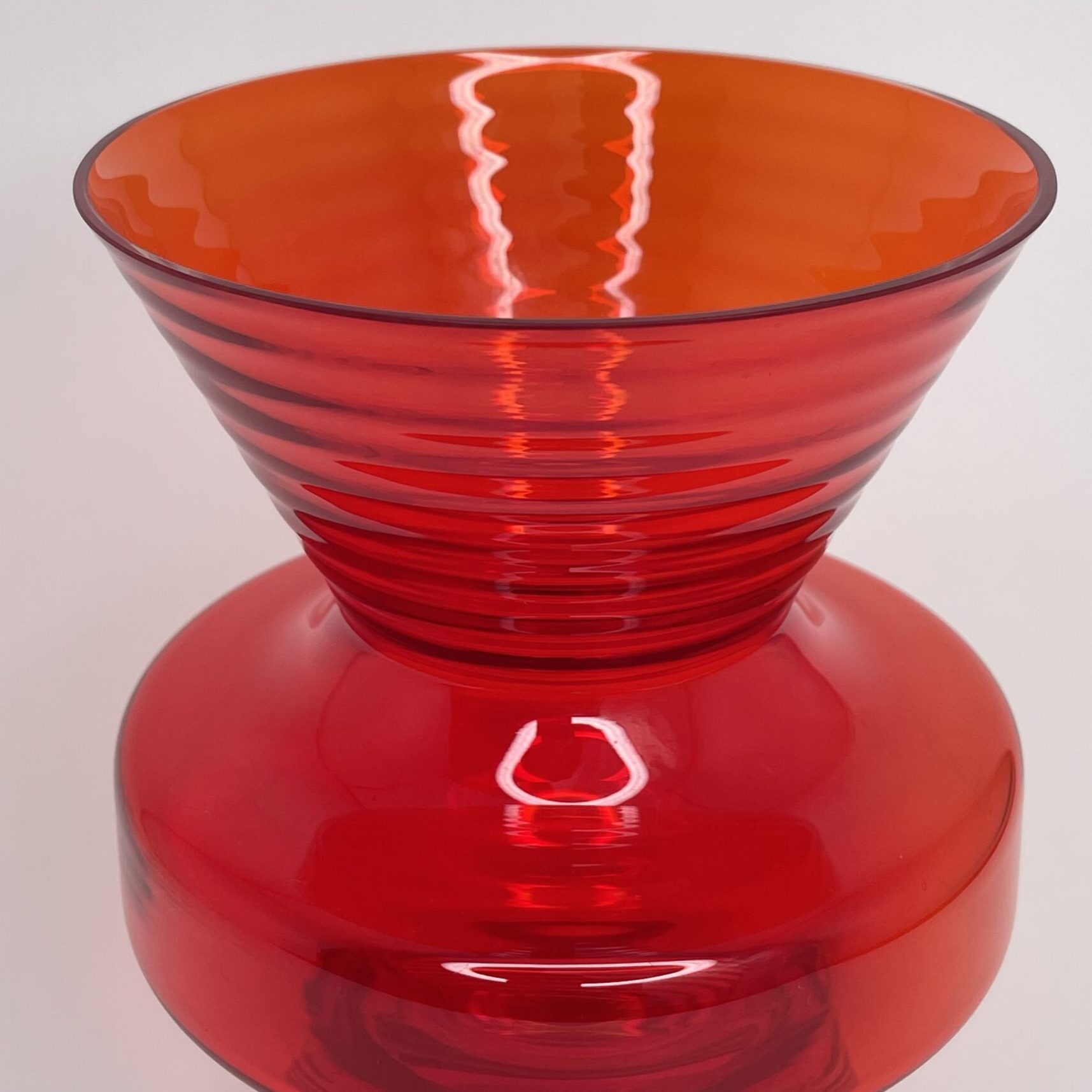Nanny Still | Riihimäen Lasi | Tiimalasi - art glass vase 1444 - Image 5